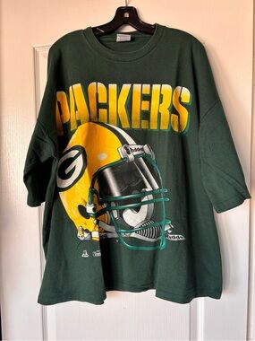 Vintage 90s NFL Green Bay Packers Shirt men’s size XXL made in USA